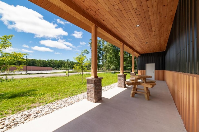 view of patio