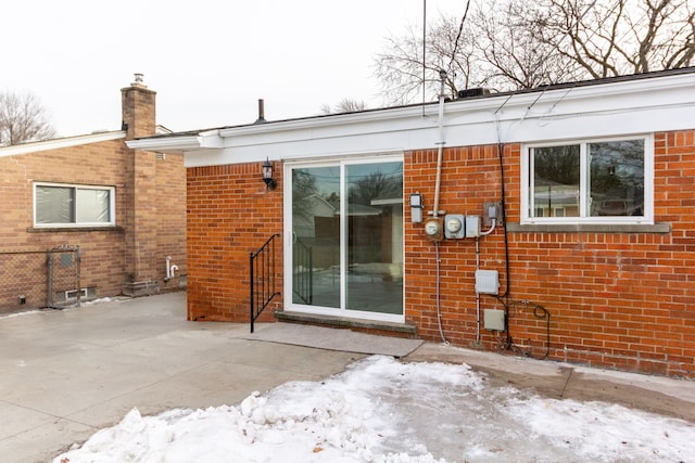 rear view of house featuring a patio area