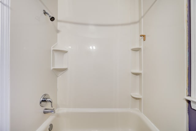 bathroom featuring bathing tub / shower combination