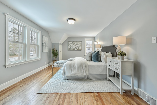 bedroom featuring wood-type flooring