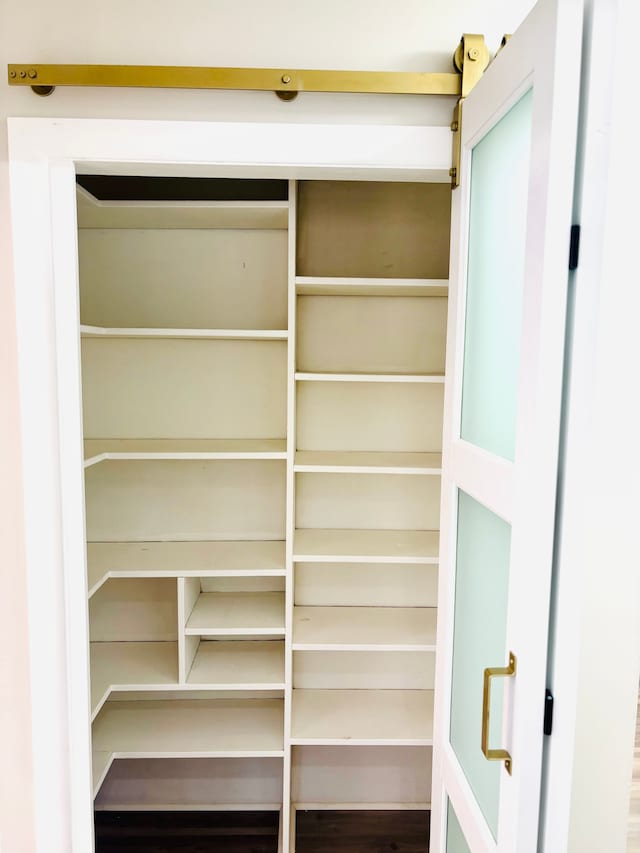 view of closet