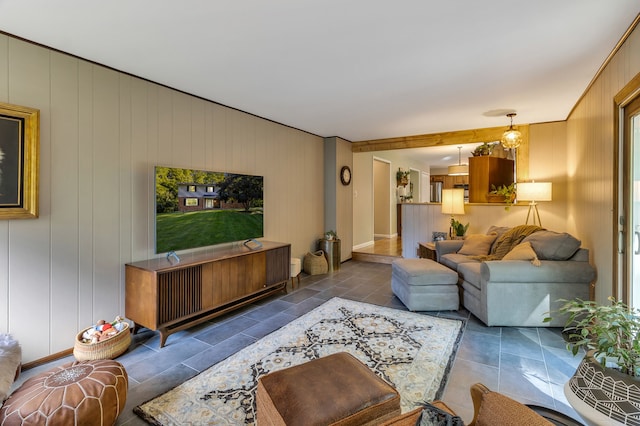 view of living room