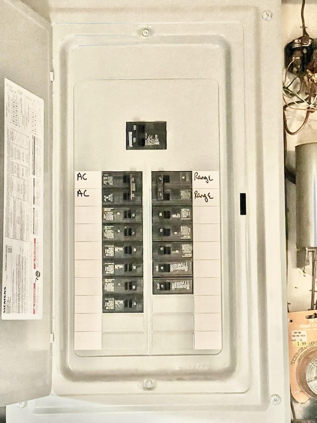 utilities with electric panel and washer / dryer