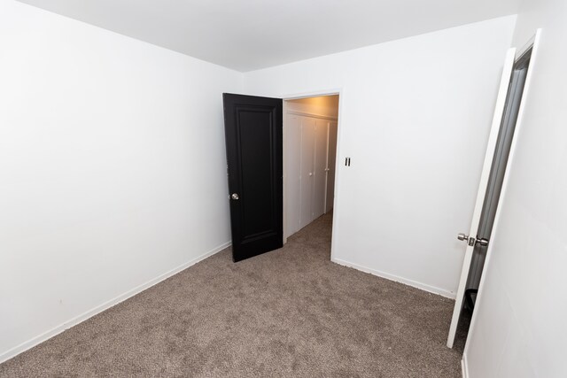 unfurnished bedroom featuring carpet floors