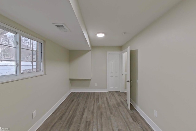 interior space featuring light hardwood / wood-style flooring