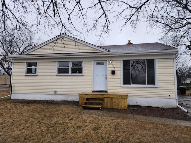 view of front of property