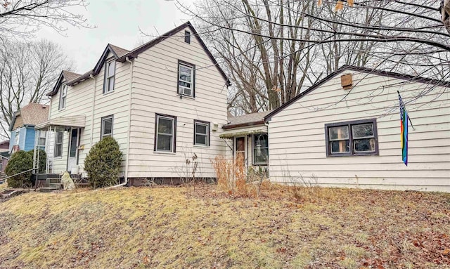 view of rear view of property