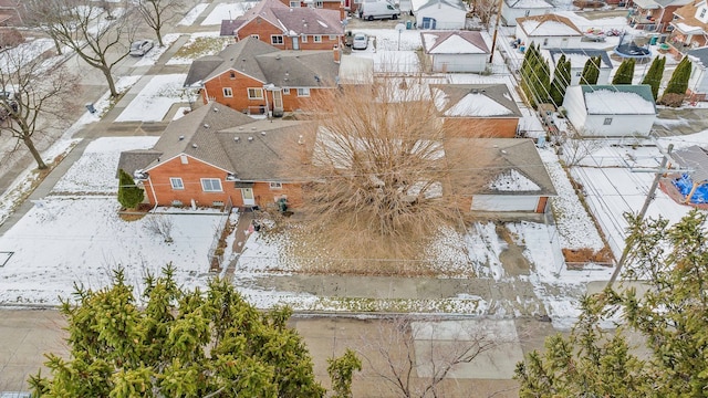 birds eye view of property featuring a residential view