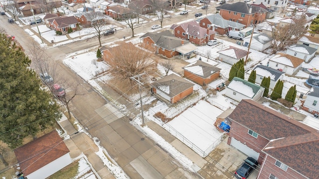 drone / aerial view featuring a residential view