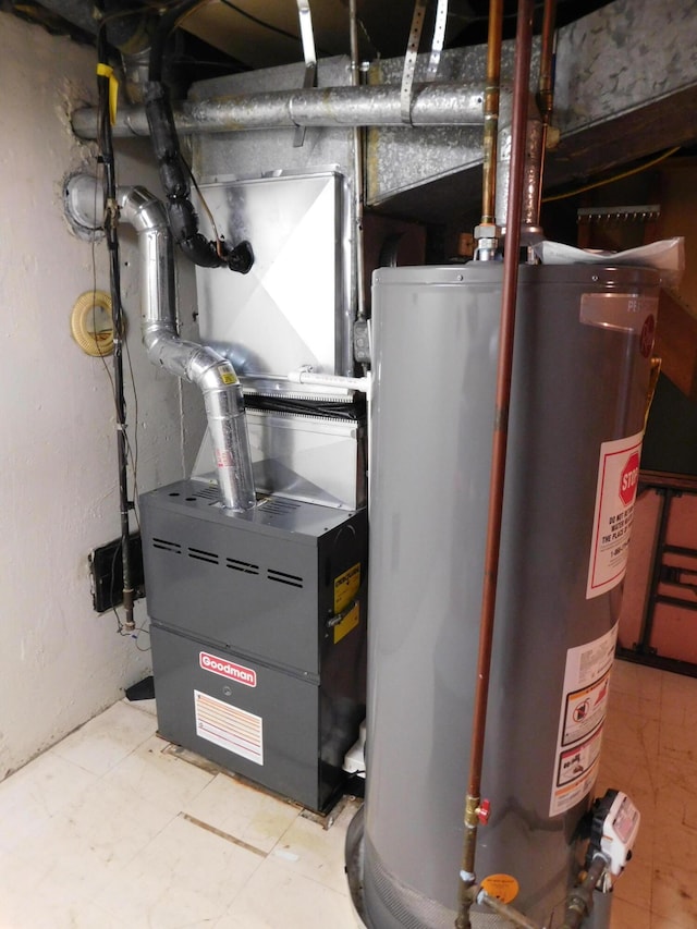 utilities with water heater