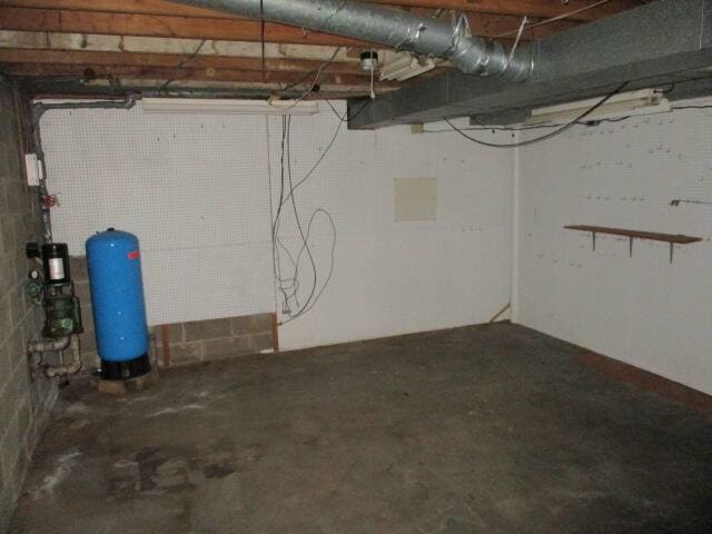 view of basement