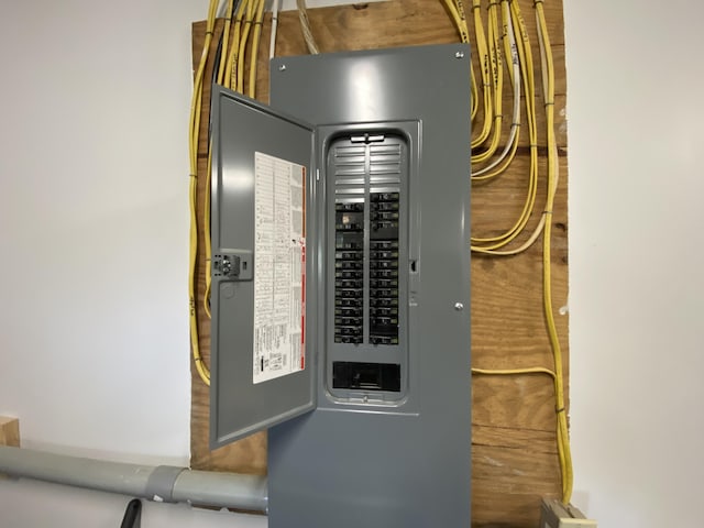 utilities with electric panel