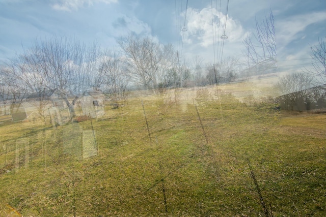 view of landscape featuring a rural view