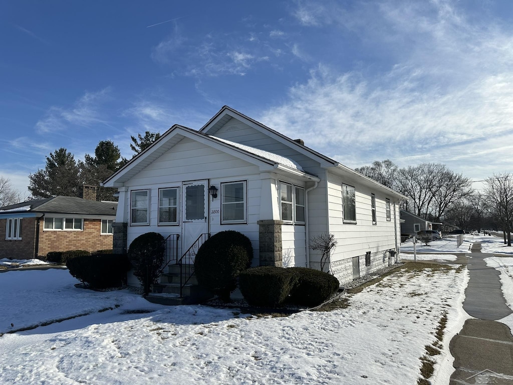 view of front of home