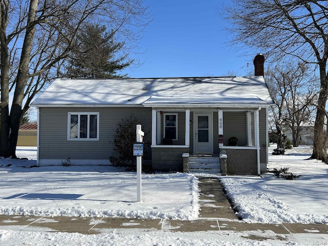 view of front of house featuring a porch