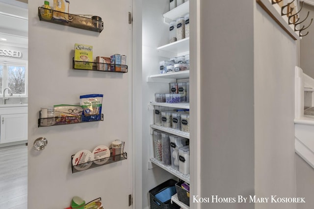 pantry featuring sink