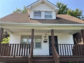 view of front of house with a porch