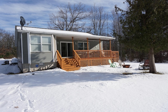 view of front of home