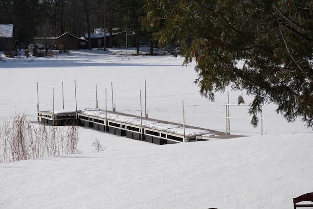 view of dock