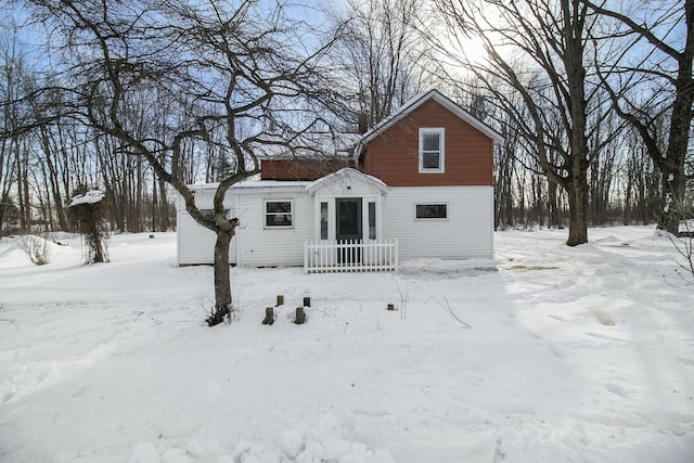 view of front of home