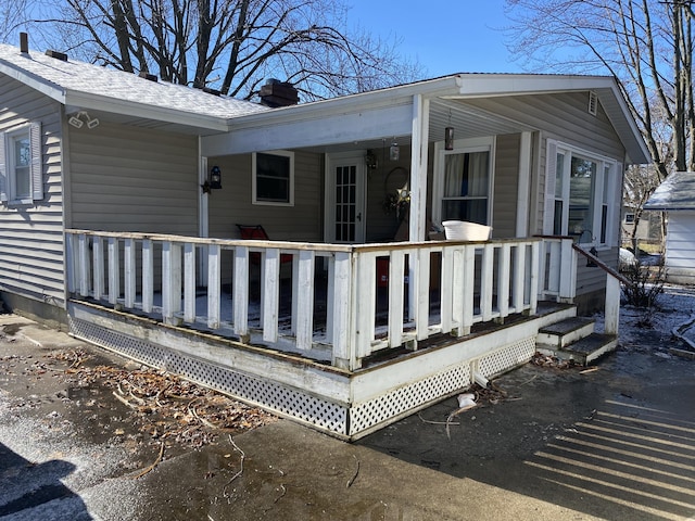 view of deck