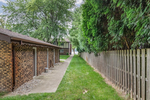 view of yard