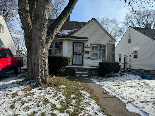 view of bungalow