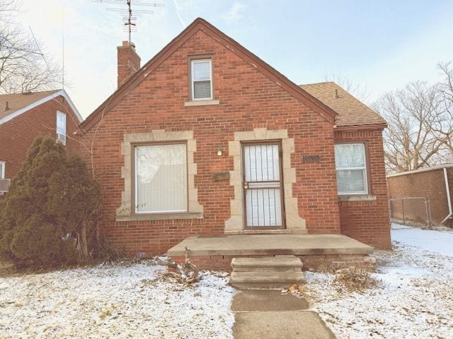 view of front of home