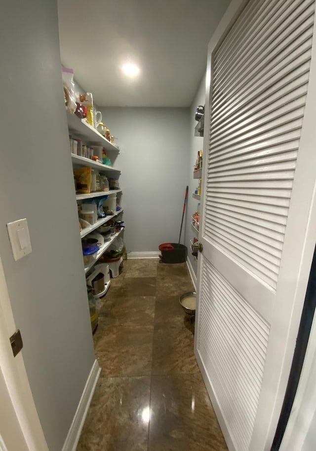 view of pantry