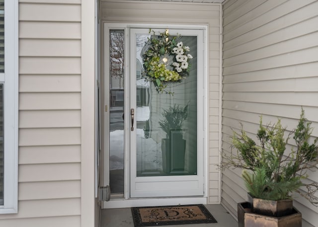 view of entrance to property