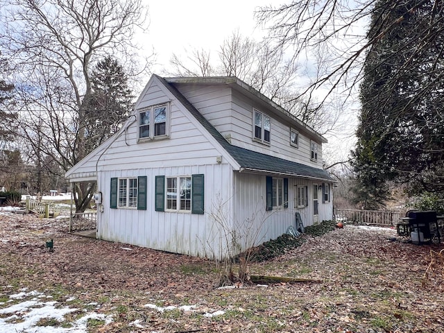 view of property exterior