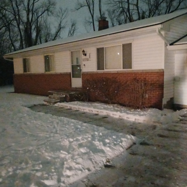 view of ranch-style home