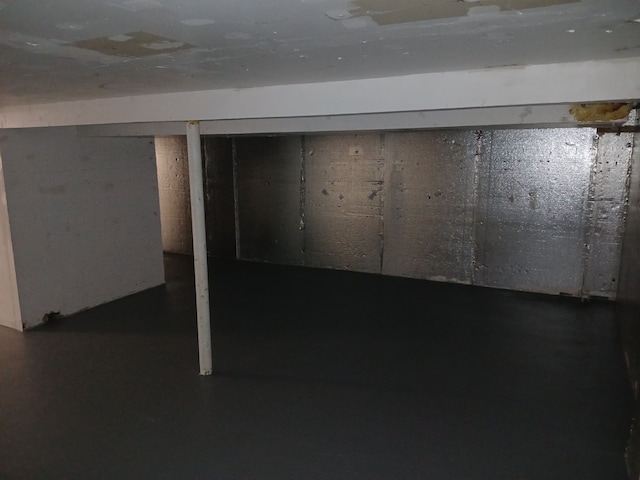 view of basement