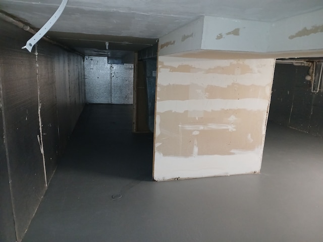 view of basement