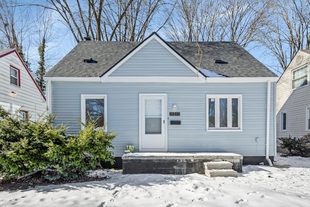 view of bungalow