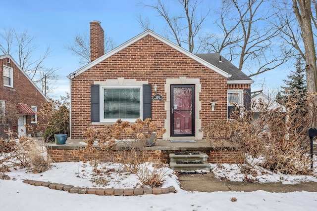 view of bungalow-style home