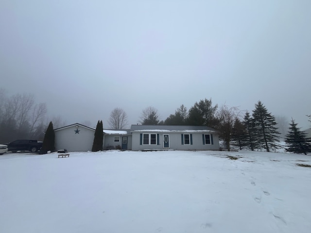 view of ranch-style house