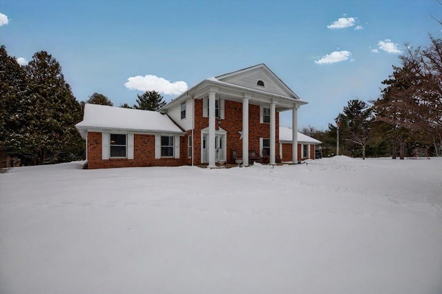 view of neoclassical / greek revival house