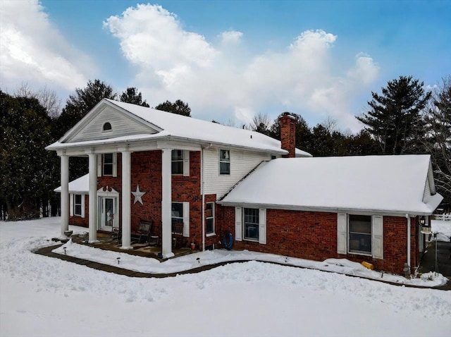 view of greek revival house