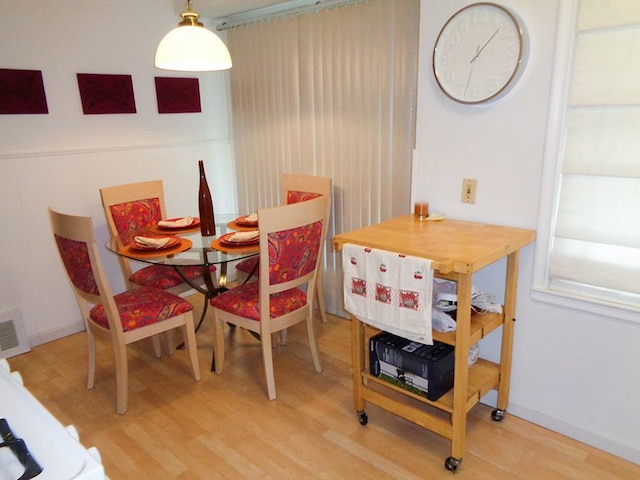 dining room featuring hardwood / wood-style floors