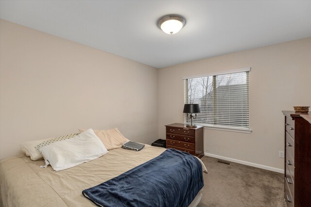 bedroom featuring carpet floors