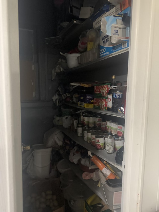 view of pantry