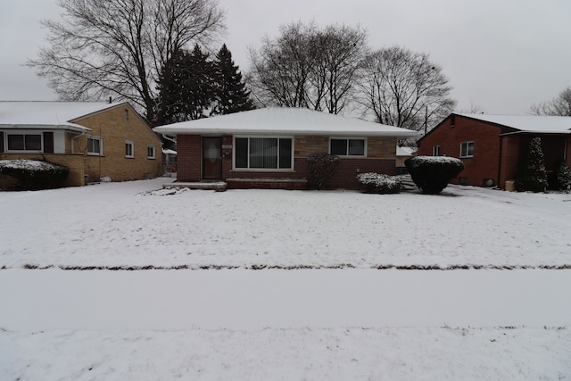 view of front of home