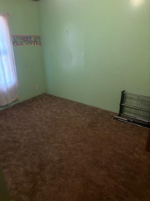 unfurnished room with carpet flooring