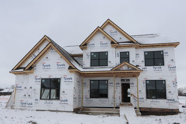 view of property under construction