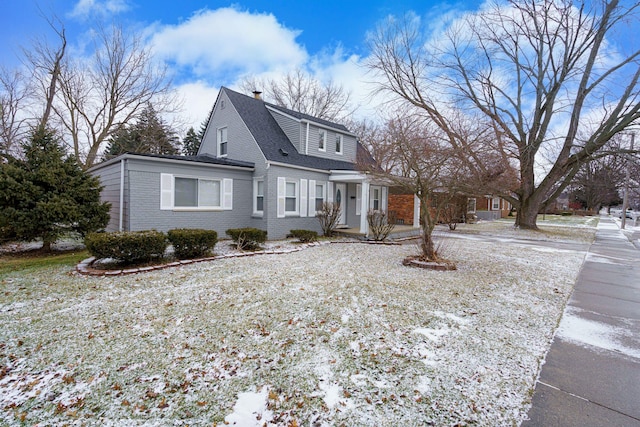 view of front of home