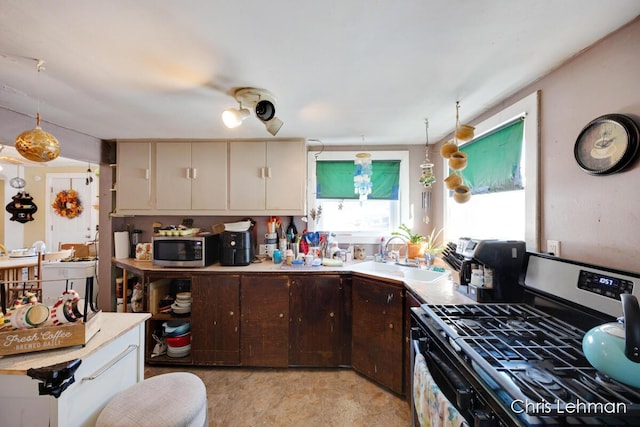 kitchen with stainless steel appliances and sink