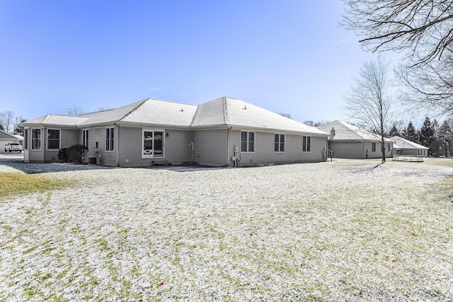 view of back of property