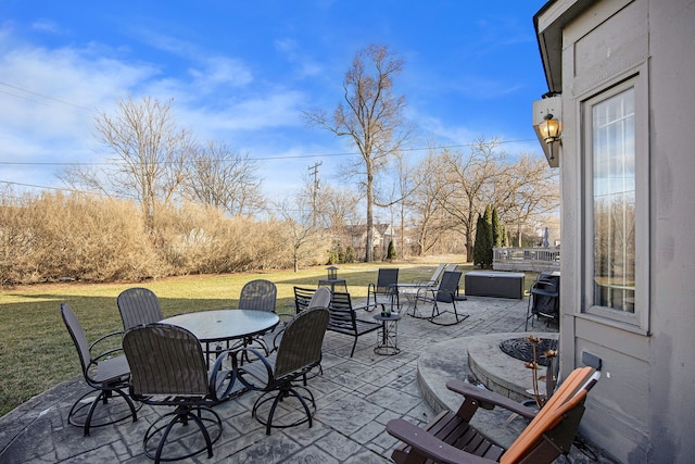 view of patio