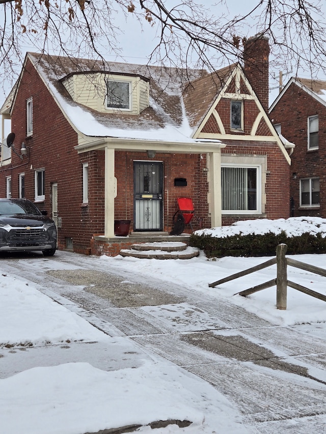 view of front of property